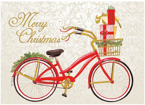Merry Christmas Bicycle Deluxe Cards