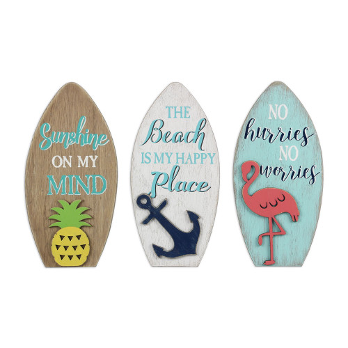 Surfboard Signs - Set of 3