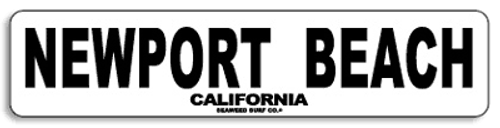Newport Beach Aluminum Street Sign
