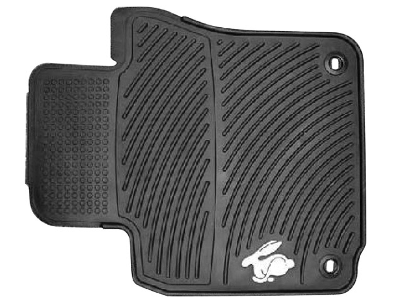 VW Rabbit Rubber Floor Mats Free Shipping VW Accessories Shop