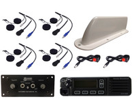 4-Place Intercom and Digital VHF 45-Watt Radio Helmet Kit 4-Place Intercom and Digital VHF 45-Watt Radio Helmet Kit