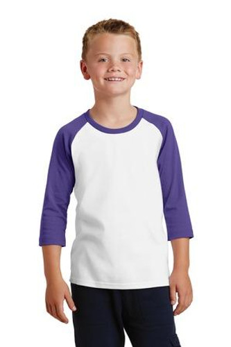 Youth Core Blend 3/4-Sleeve Raglan Tee
