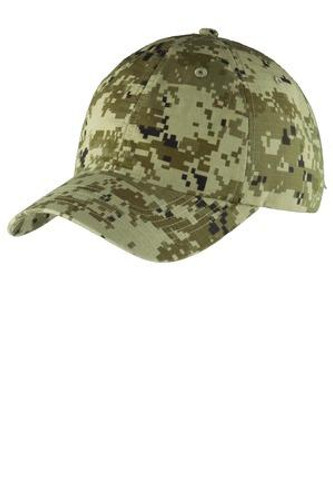 Digital Ripstop Camouflage Cap