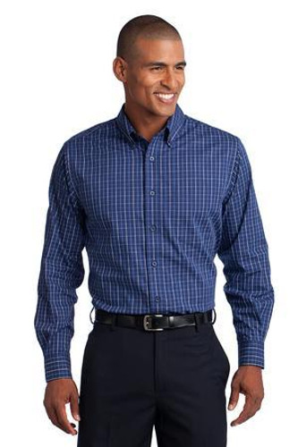 Tall Tattersall Easy Care Shirt