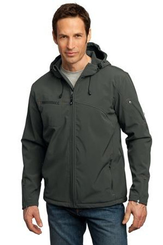 Textured Hooded Soft Shell Jacket