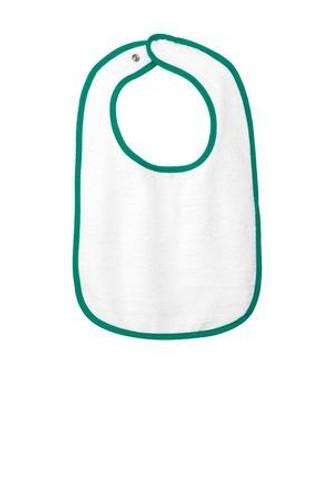 Infant Contrast Trim Terry Bib