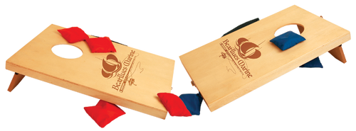 Wooden Mini Bag Toss Game with 8 Bags