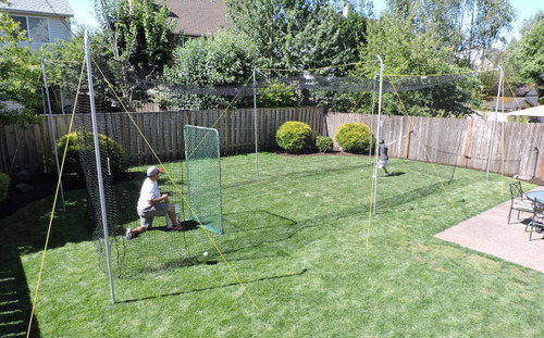 Hit at Home® Backyard Batting Cage Hit at Home® Backyard Batting Cage