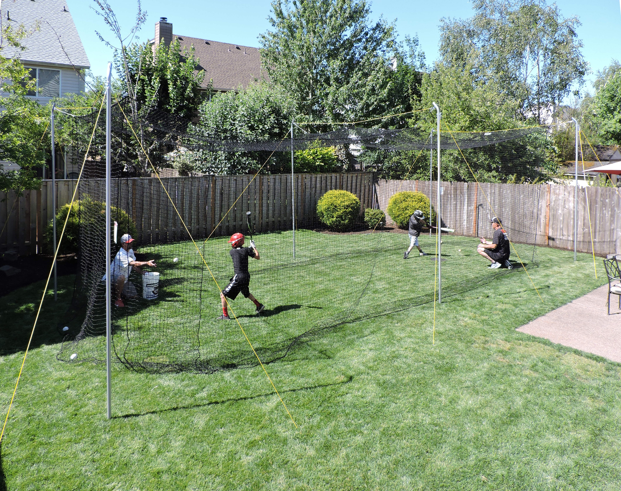 Hit at Home® Backyard Batting Cage - Jugs Sports