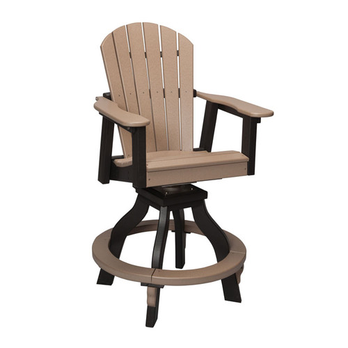 Poly Lumber Patio Swivel Bar Stool for sale \ Leader's Casual Furniture