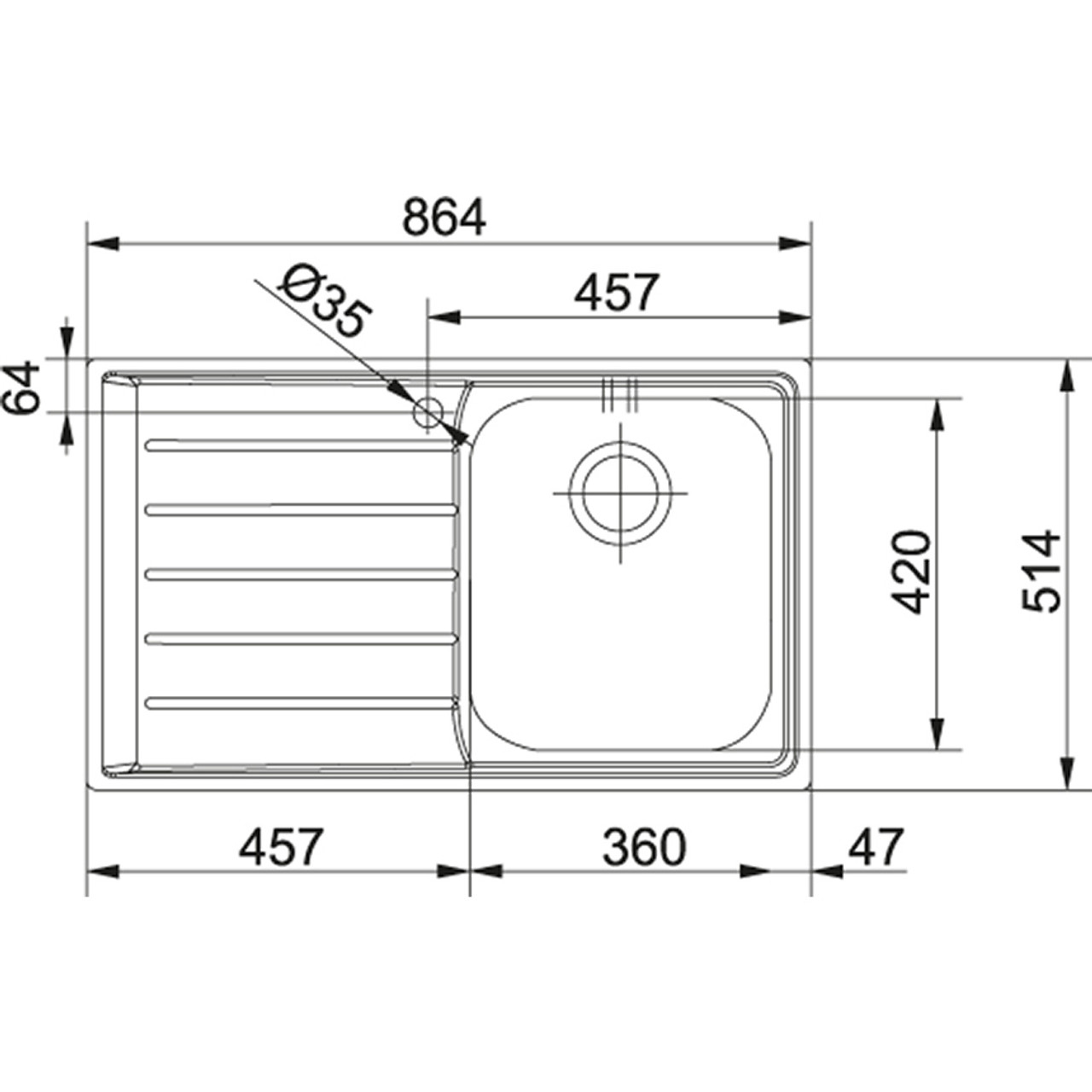 Size Of Nd Sink In Kitchen Size Of Nd Sink In Kitchen