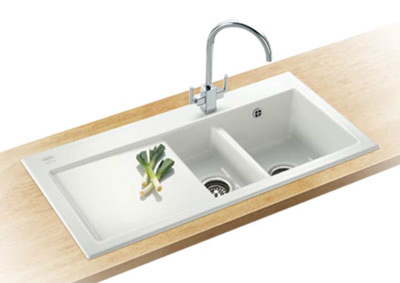 franke vbk 160 ceramic white kitchen sink