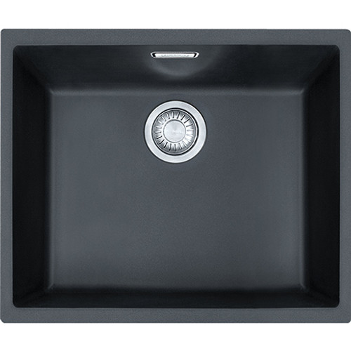 franke sirius sid110 50 tectonite carbon black kitchen sink sinks