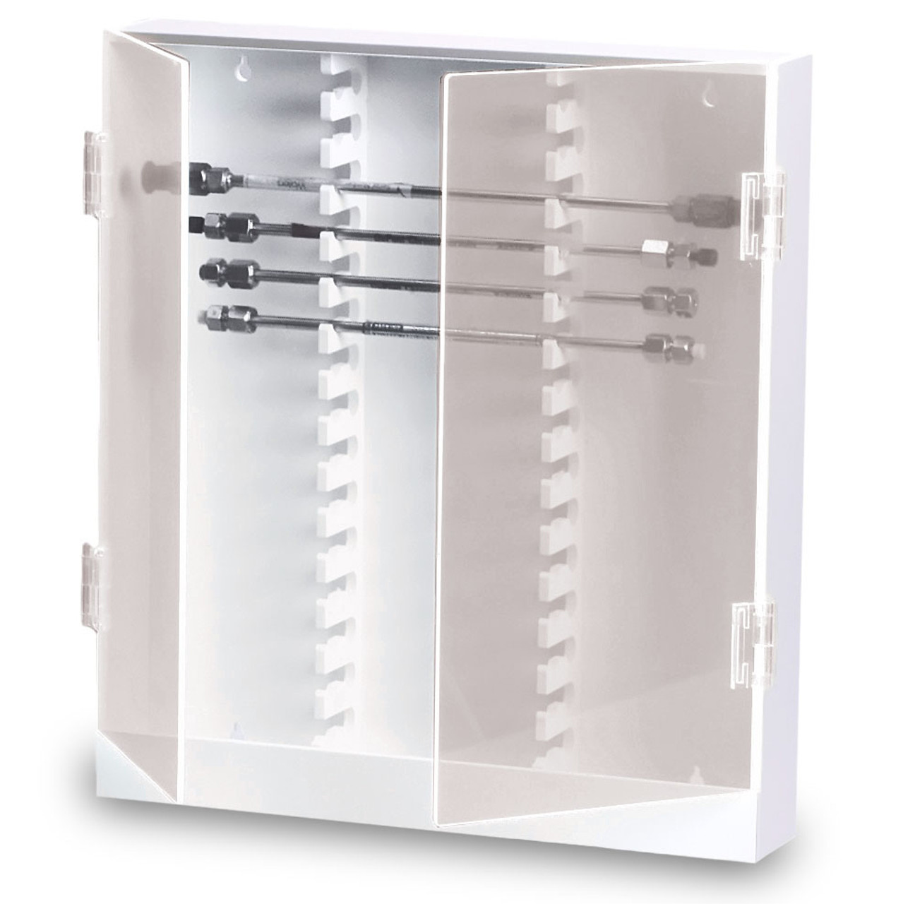 TrippNT 50004 Lab HPLC Column Storage 30 Slot, Locking Acrylic