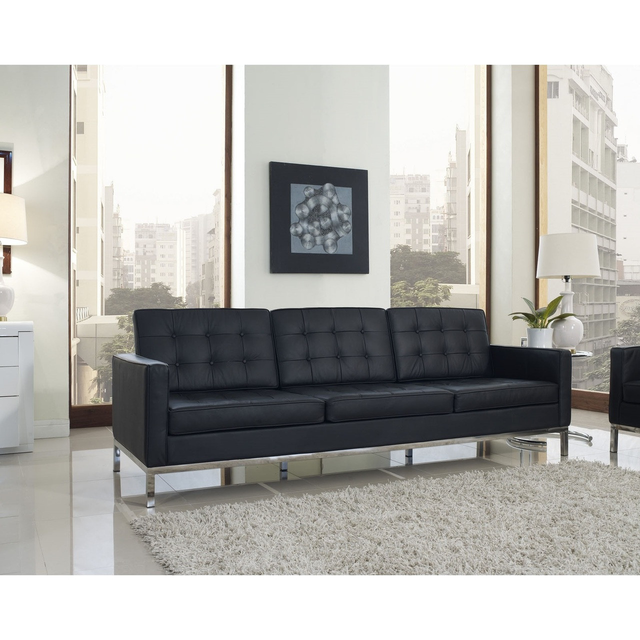 Florence Style Leather Loft Sofa | Zin Home All you need is a sofa or perhaps a chair or two in leather to warm up a.