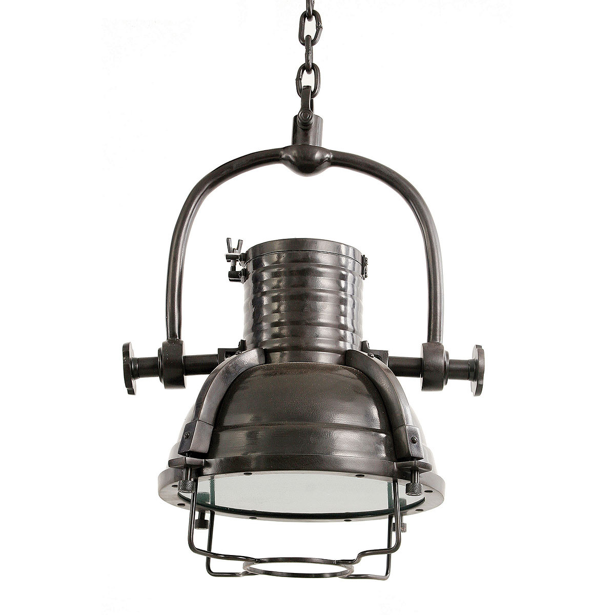 Industrial Factory Pendant Light in Bronze Finish Zin Home