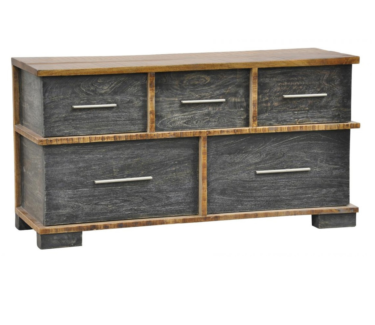 Restoration Rustic 5 Drawer Dresser Zin Home
