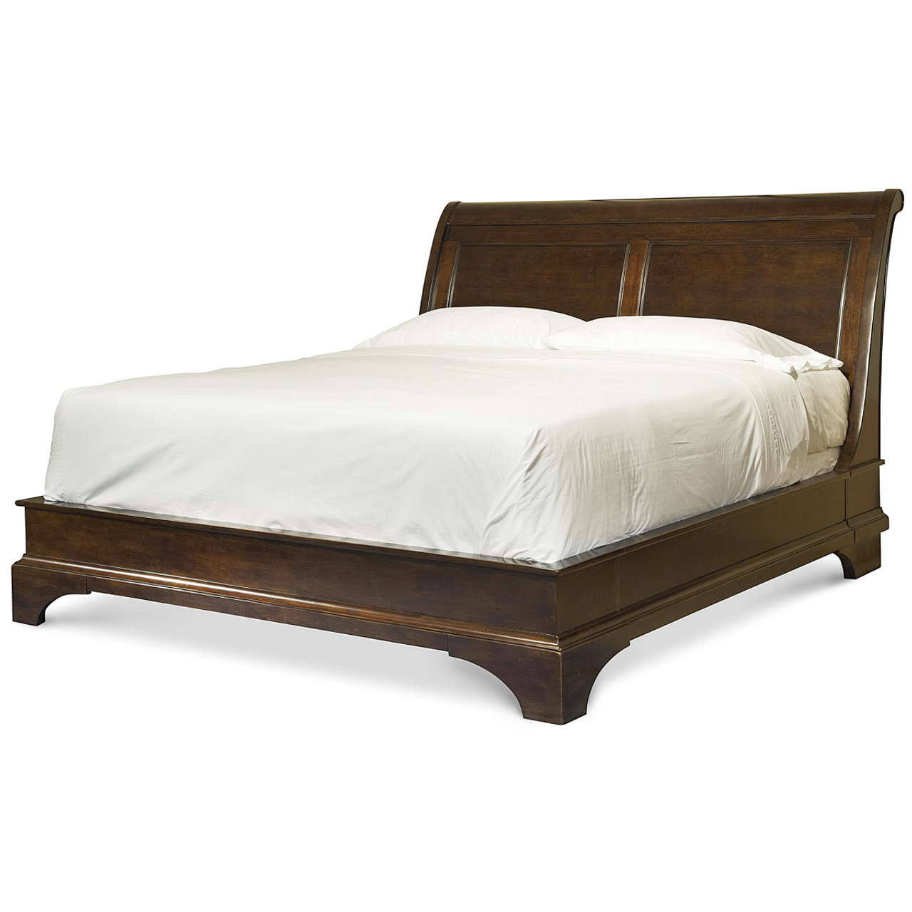 Sonoma Vintage Brown King Size Sleigh Bed Frame | Zin Home