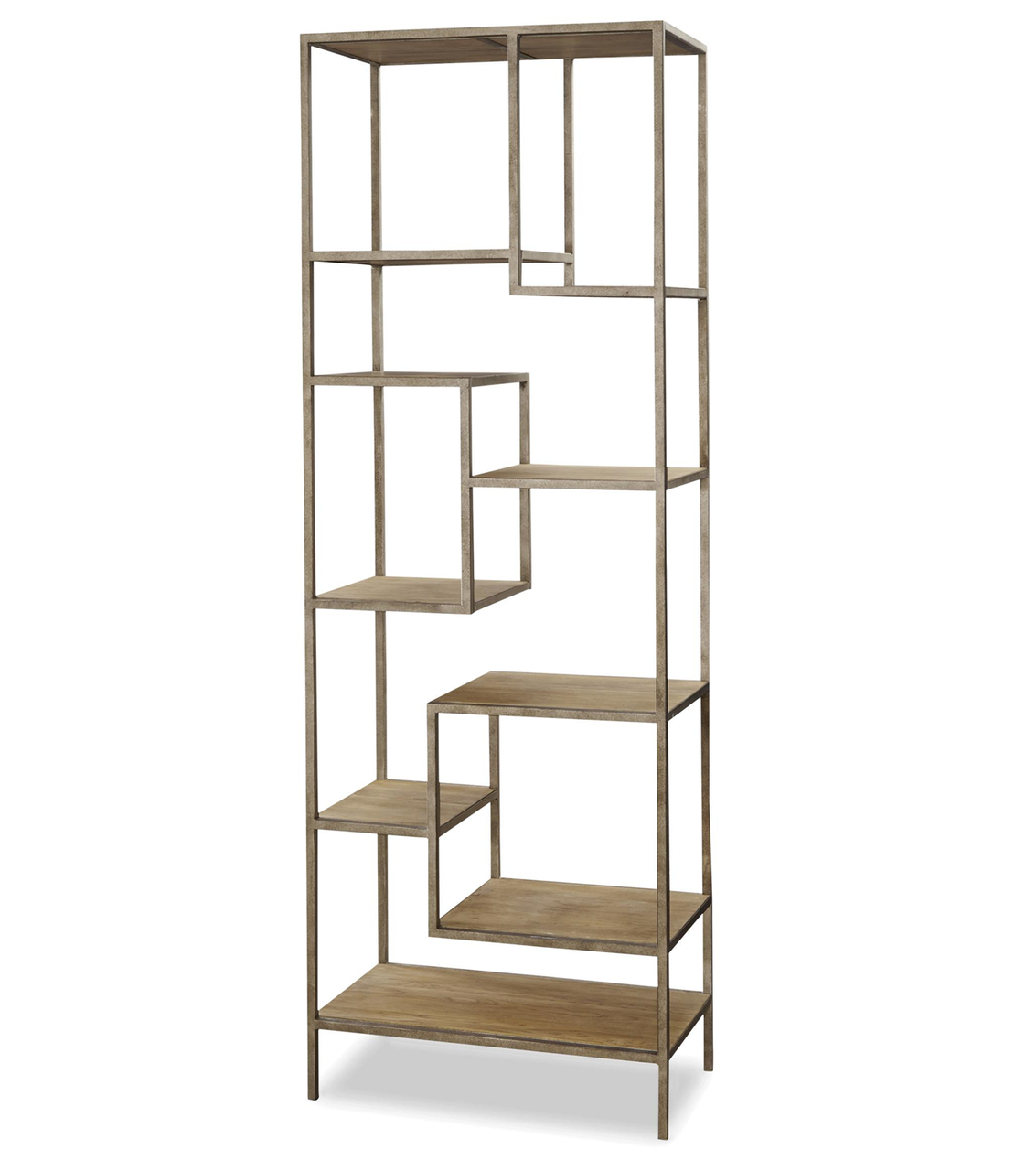 orient express furniture modern industrial wood metal bookcase etagere orient express furniture modern industrial wood metal bookcase etagere