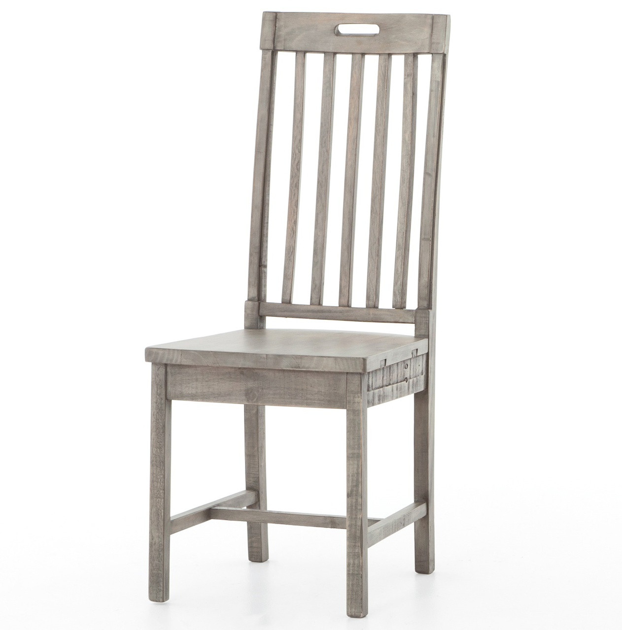 Cintra Rustic Reclaimed Wood Dining Room Chair- Gray | Zin ...