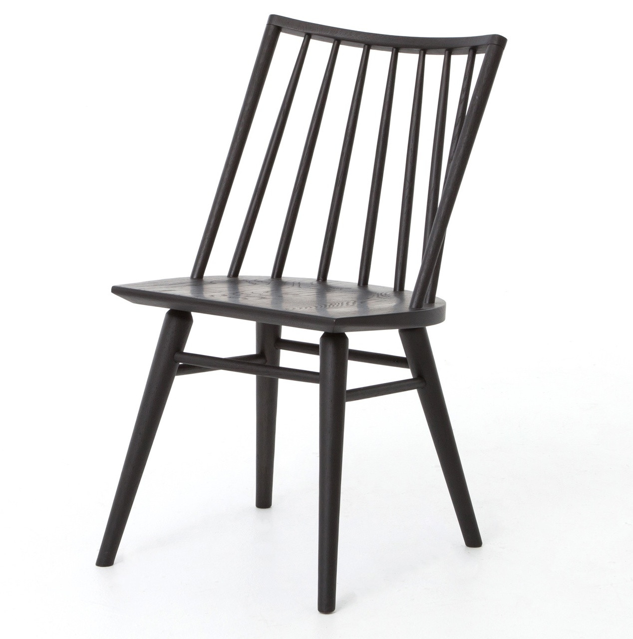 Windsor Dining Chair Black Oak Zin Home