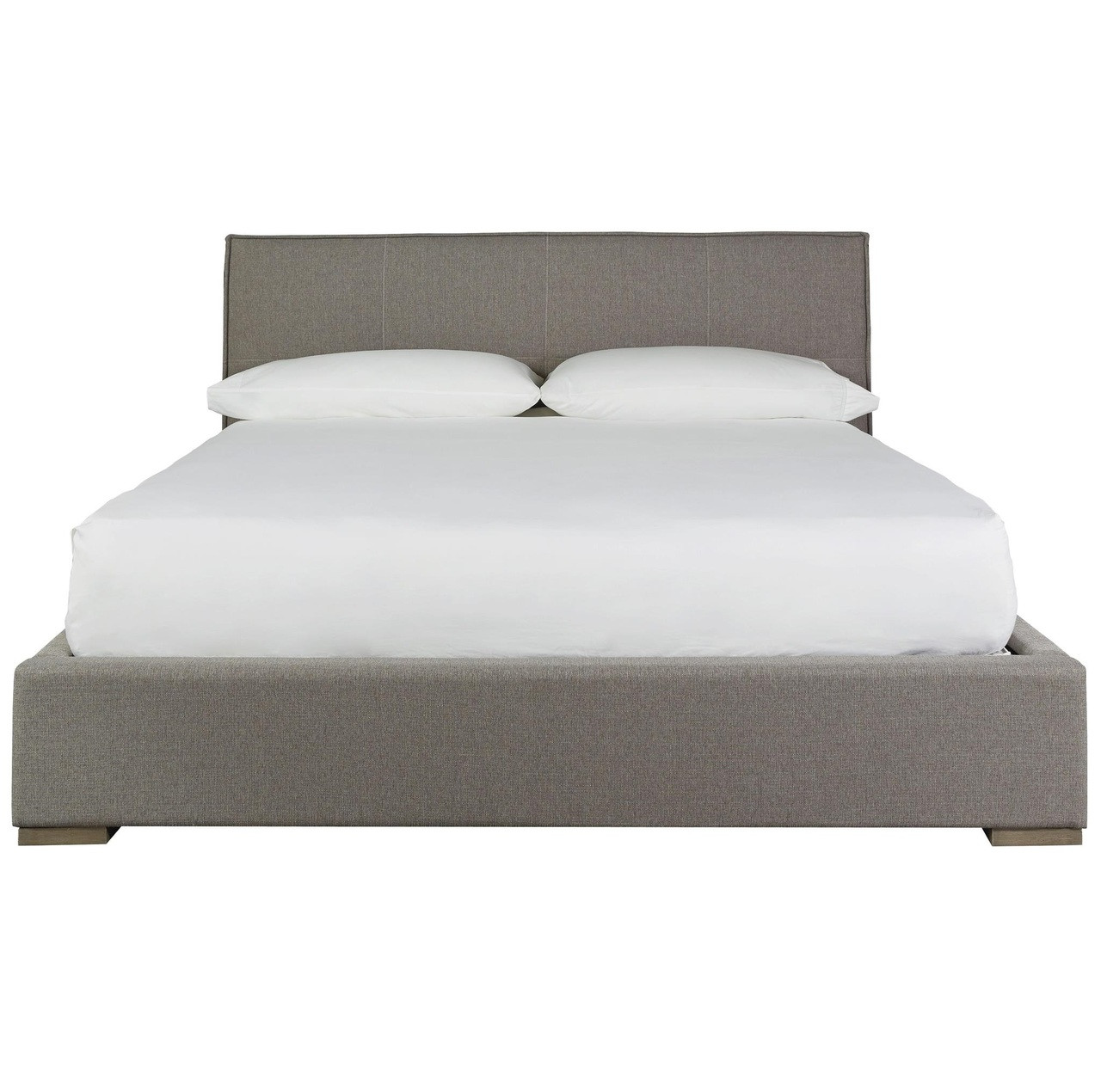 Connery Modern Gray Upholstered California King Platform ...