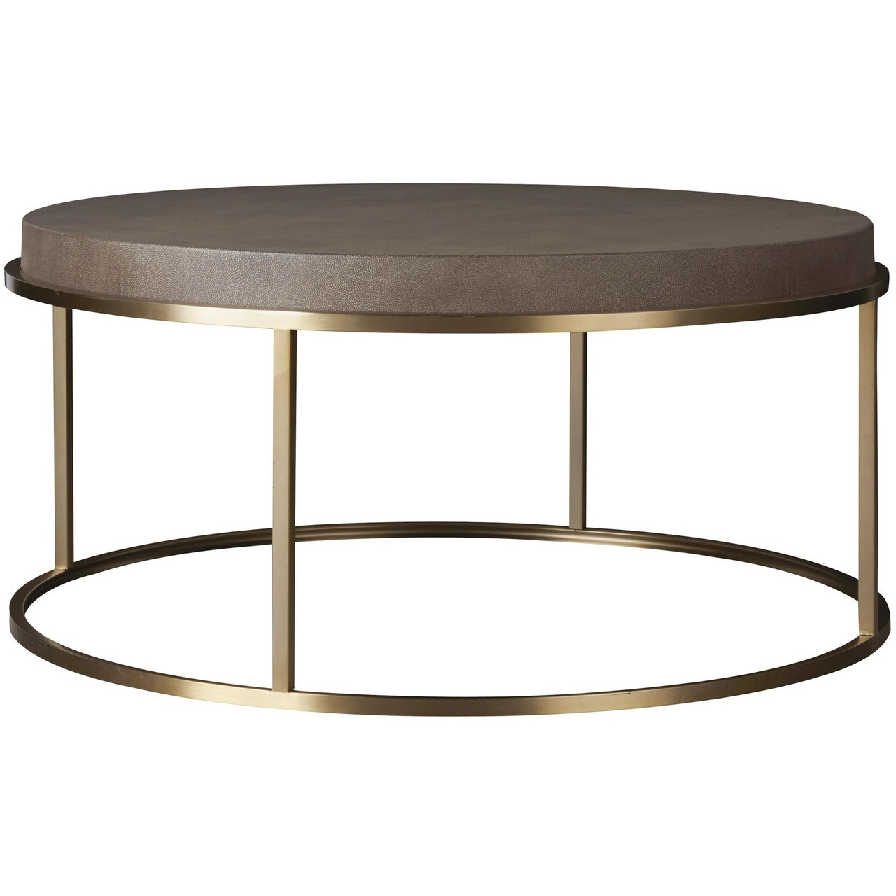 Portobello Modern Reen Round Coffee Table Gold Zin Home Portobello Modern Reen Br Round Coffee Table 42