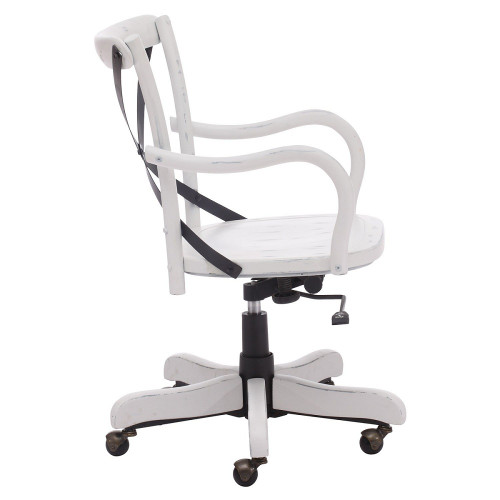 Union Square Antique White Office Chair - Union Square Antique White Office Chair