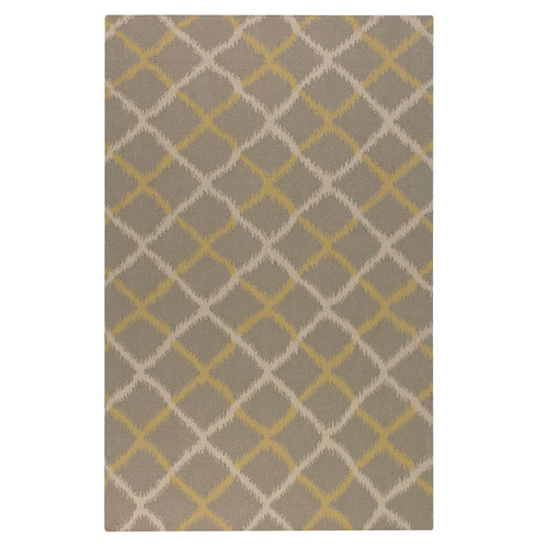 Ikat Gray Wool Area Rugs Zin Home