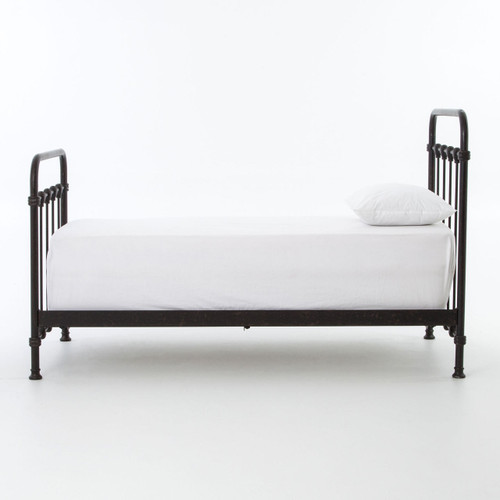 metal twin platform bed single kingsley vintage black metal twin bed frame iron platform zin home metal twin platform bed single kingsley vintage black metal twin bed frame iron platform zin home