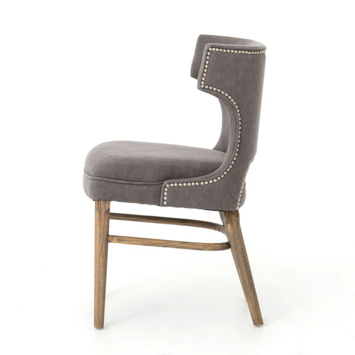 dark grey chair silver dark gray upholstered dining chair task nailhead wing dining chair zin home dark grey chair silver dark gray upholstered dining chair task nailhead wing dining chair zin home
