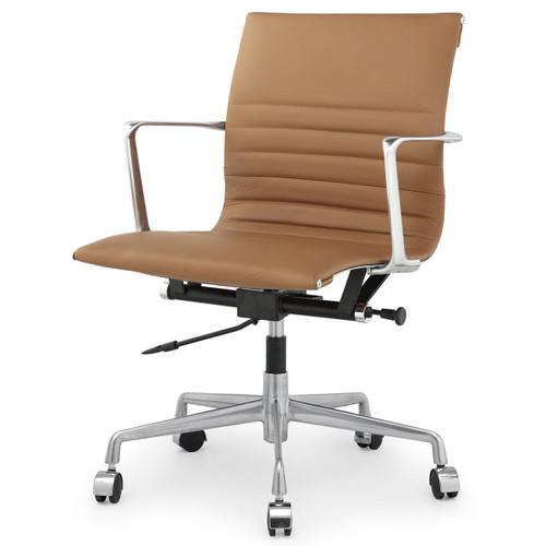 brown italian leather m346