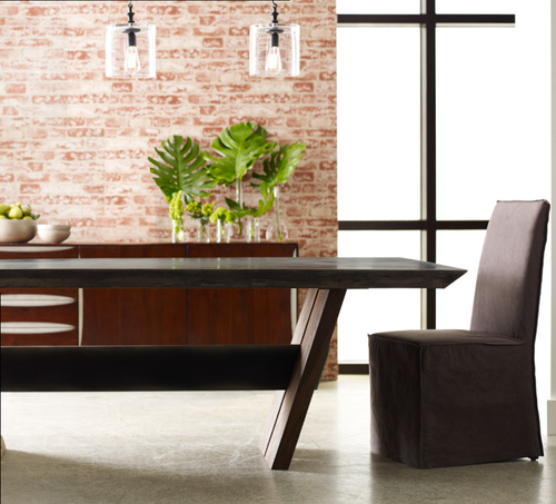 Bonham Reclaimed Wood and Concrete Top Dining Table 78\ Bonham Reclaimed Wood and Concrete Top Dining Table 78\