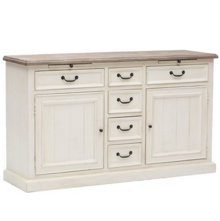 Cottage Buffet Sideboard-White | Zin Home