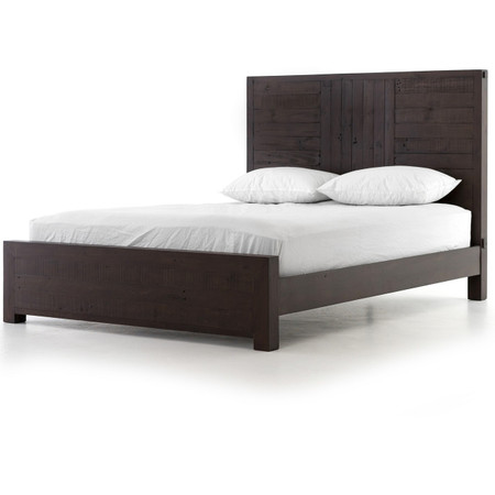 calais reclaimed platform king low bed wood