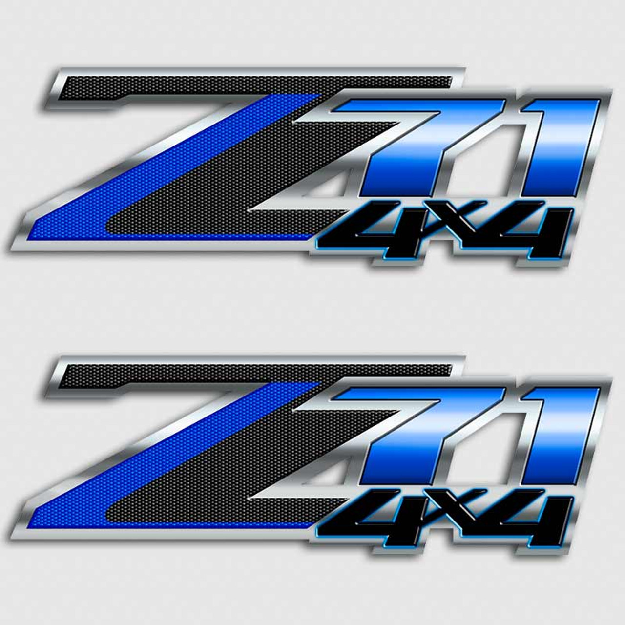 Z71 Chevy Silverado American Blue Truck Decal GMC Sierra 4x4   Z71 4x4 Chevy Carbon Blue  67149.1511897617 