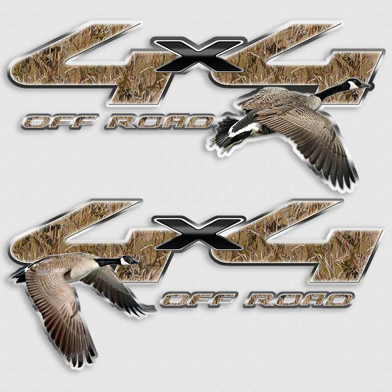 Ford F250 Canadian Goose 4x4 Camouflage Trucking Decal Set