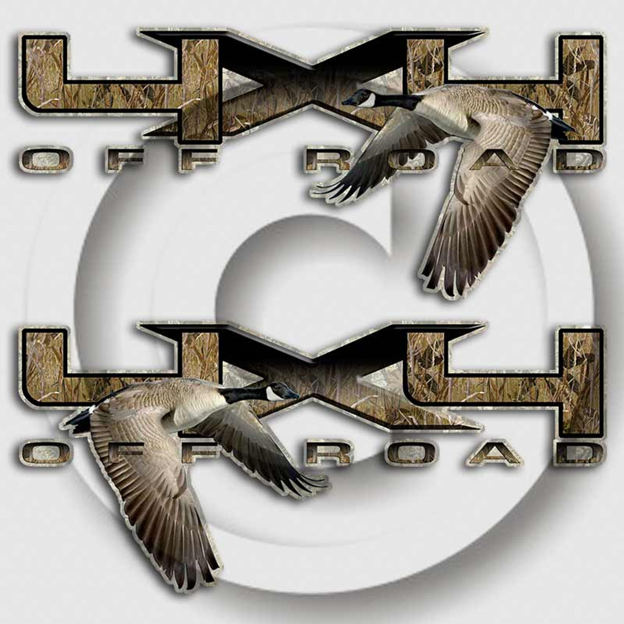 4x4 Goose Hunting F150 Truck Stickers