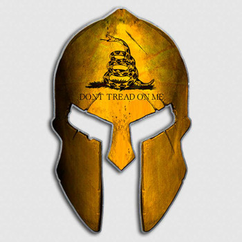 Download Dont Tread On Me Flag Spartan Helmet Decal | Gadsden ...