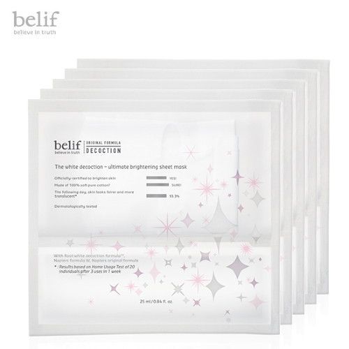 Belif The White Decoction - Ultimate Brightening Sheet Mask Belif The White Decoction - Ultimate Brightening Sheet Mask
