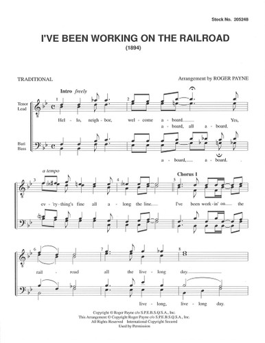 I've Been Working on the Railroad (TTBB) (arr. Payne) - Download