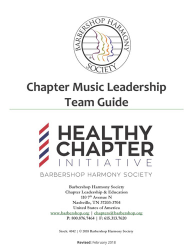Chapter Music Leadership Team Guide