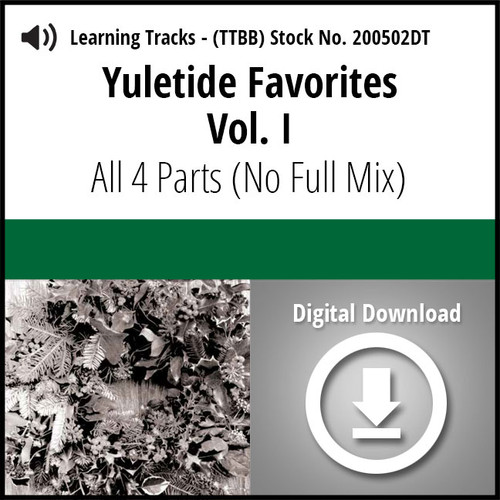Yuletide Favorites Vol. I Digital Learning Tracks (All 4 Parts) (No Full Mix) for 210860
