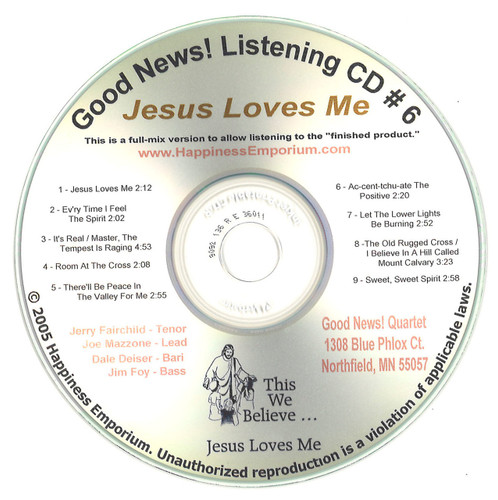 Good News Gospel Learning CD #6 Jesus Loves Me Full-Mix