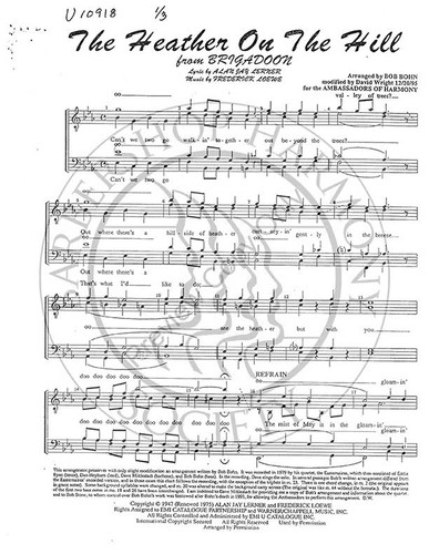 Heather On The Hill, The (TTBB) (arr. Bob Bohn)-UNPUB
