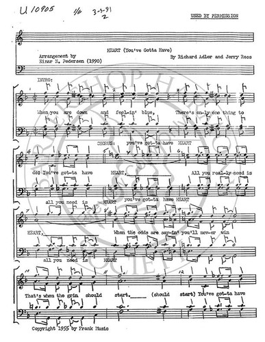 Heart 2 (TTBB) (arr. Einar Pedersen)-Download-UNPUB