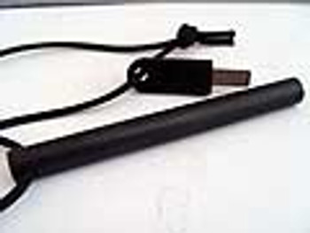 We've drilled the lanyard hole, added a lanyard made from 7-strand 550-parachute cord, as well as world famous FireSteel.com Super Scraper. We've drilled the lanyard hole, added a lanyard made from 7-strand 550-parachute cord, as well as world famous FireSteel.com Super Scraper.