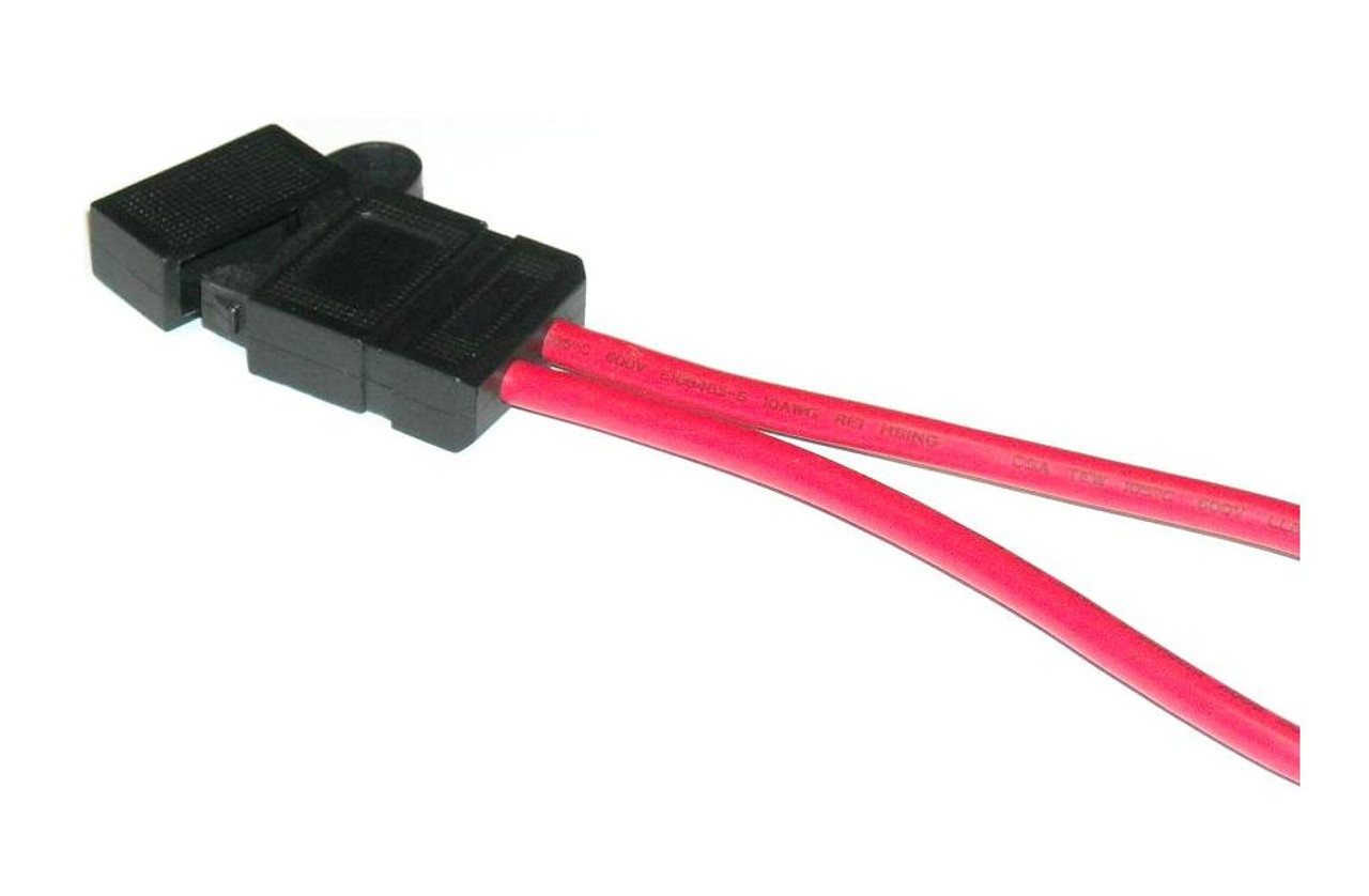 Pan Pacific FHIA12 20AMP Inline Fuse Holder 12 Awg Red Wire