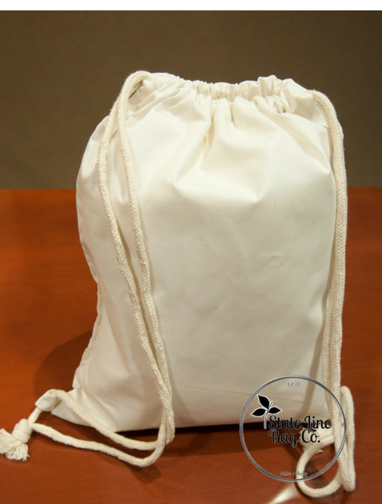 Bulk Cotton Drawstring Bags & Backpacks Wholesale