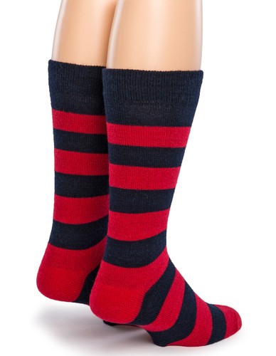 Thick Stripe Crew Alpaca Socks | Unbeatable comfort and commanding ...